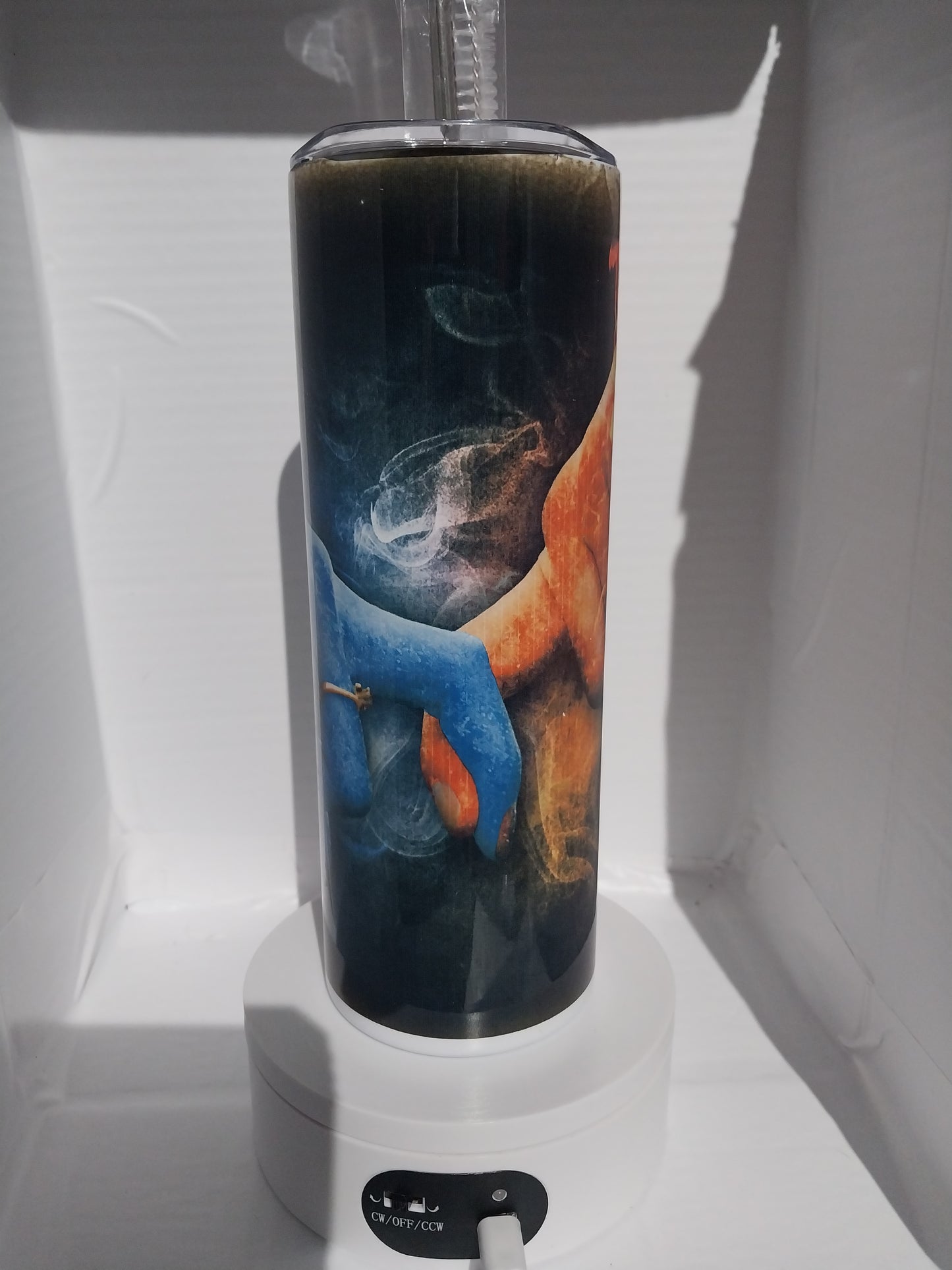 Tasse Thermique L'eau et le Feu de 20 onz.