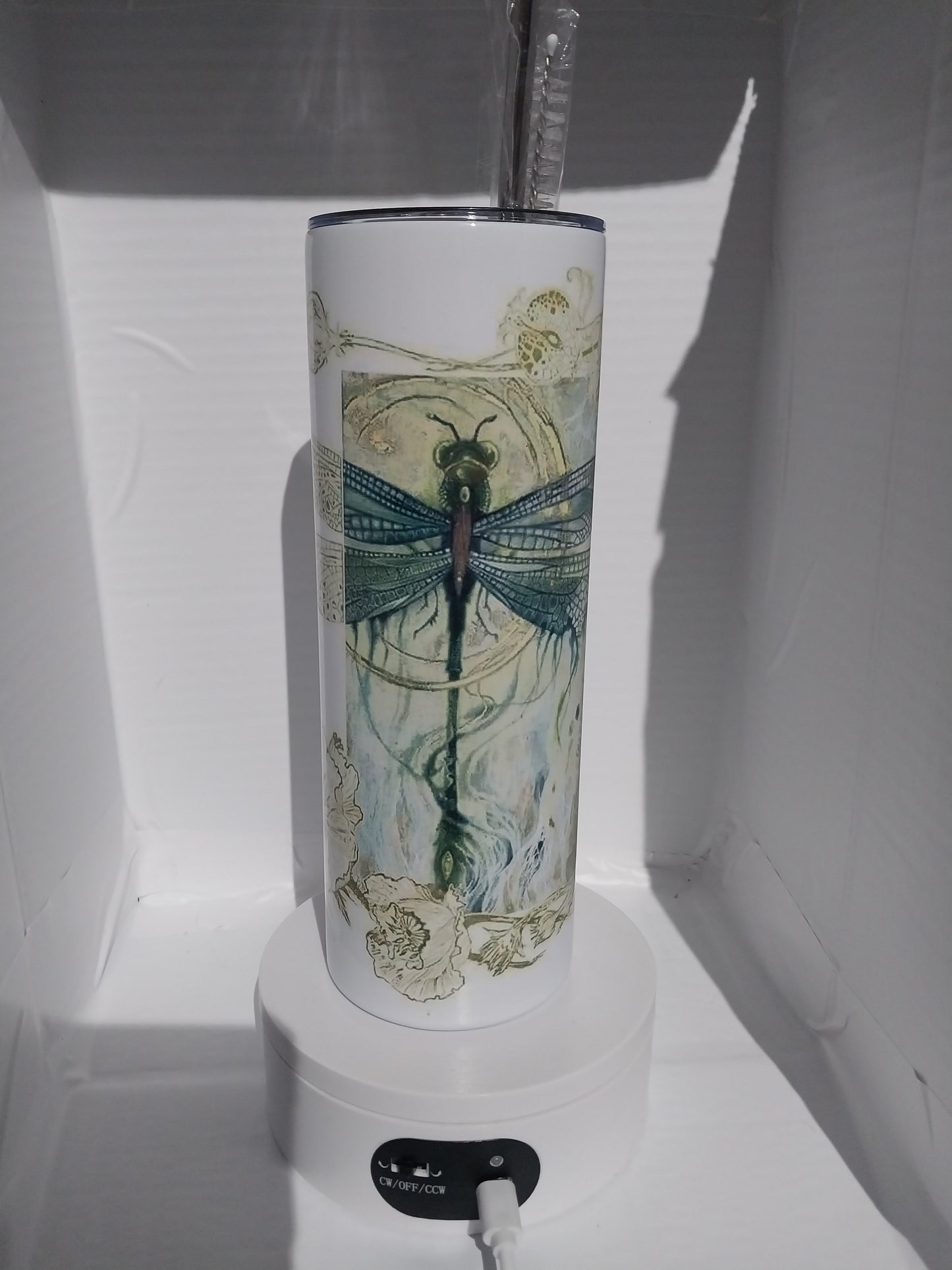 Tasse Thermique Libellule de 20 onz.