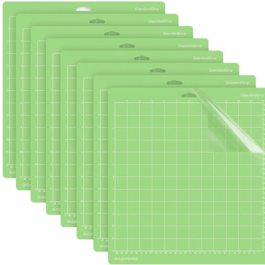 NICAPA 12X12 Standard Grip Adhesive Replacement Cutting Mat pack of 8